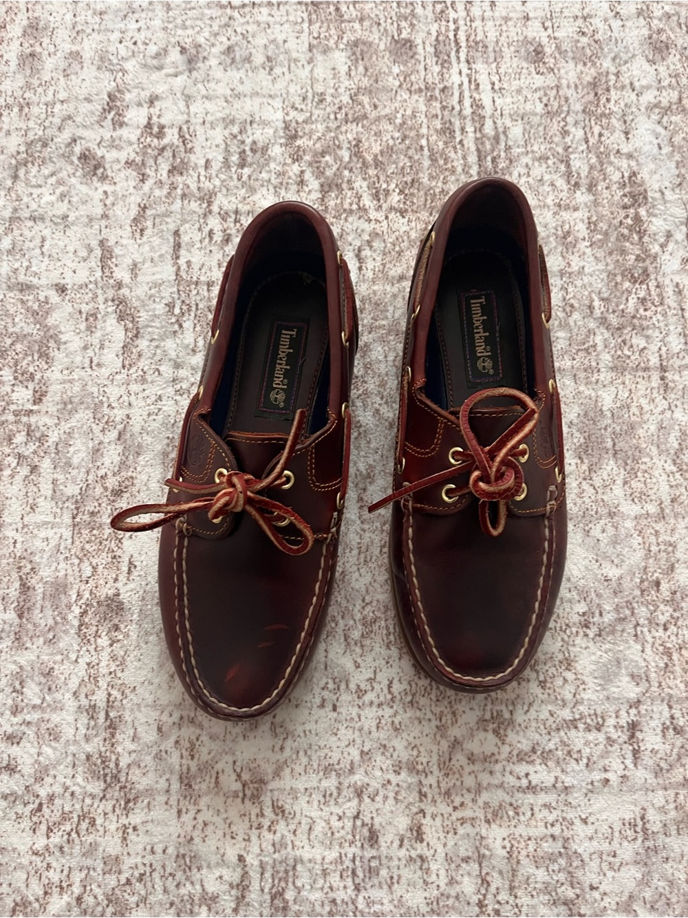 Timberland women’s Dark Brown Leather Boat Shoes